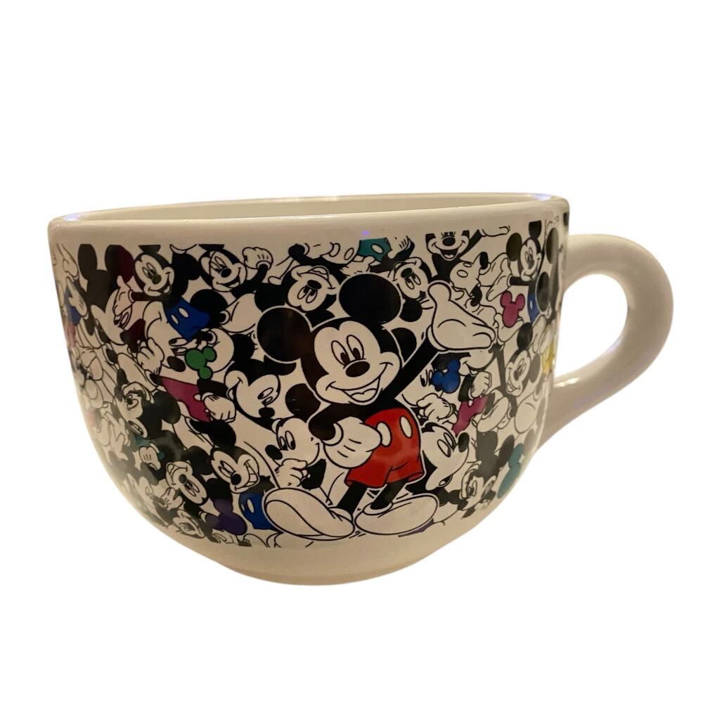 Disney Jerry Leigh Mickey Mouse Faces Soup/Coffee Cup Large Mug